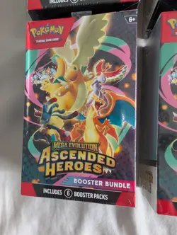 4x Pokemon TCG Mega Evolution Ascended Heroes Booster Bundle - Free Shipping - Image 3