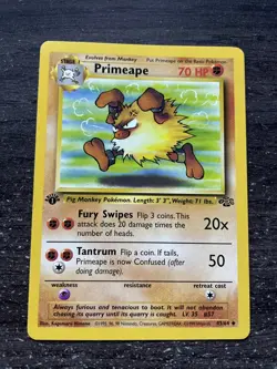COLOSSINGE / PRIMEAPE UNCO - POKEMON 43/64 1ST JUNGLE EXCELLENT ENGLISH - Image 1