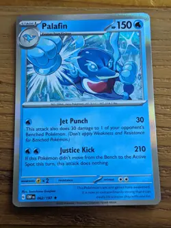 Palafin 062/197 - 2023 Pokemon TCG - Obsidian Flames Holo Rare NM/M - Image 1