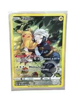 2022 Pokemon Pikachu TG05/TG30 Lost Origin Trainer Gallery Ultra Rare Holo 60 HP - Image 1