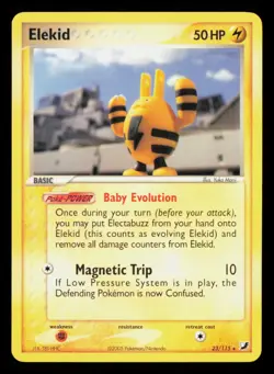 Elekid 23/115 Rare Unseen Forces Pokemon NM - Image 1