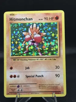 ✨ Pokemon TCG – Hitmonchan – Base Set – 1999 – Holo Rare - Image 1
