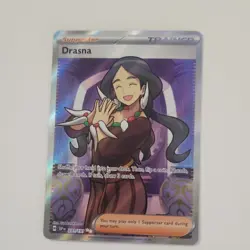 Pokemon Drasna 231/191 SV08 Surging Sparks Ultra Rare Full Art Holo Trainer TCG - Image 1