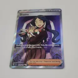 Pokemon Drasna 231/191 SV08 Surging Sparks Ultra Rare Full Art Holo Trainer TCG - Image 2