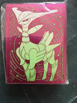 Pokemon TCG Temporal Forces, Iron Leaves ETB Sleeves 65 Sleeves, New Sealed - Image 1
