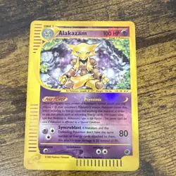 Alakazam 001/165 Expedition Base Set Reverse Holo 100 HP Pokemon TCG - Image 1