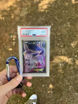 Pokemon Espeon EX XY Breakpoint Full Art #117 PSA 8 - Image 1