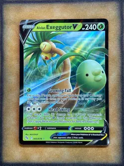 Pokemon Alolan Exeggutor V 005/078 Pokemon GO Ultra Rare Holo NM - Image 1