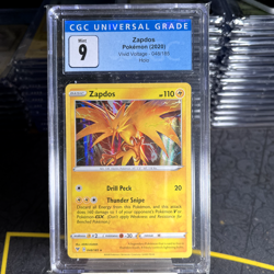Pokemon TCG 2020 Zapdos Vivid Voltage Holo 048/185 CGC 9 - Image 1