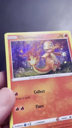 Charmander SWSH092 - Holo Swirl - MINT - Black Star Promo - Image 2