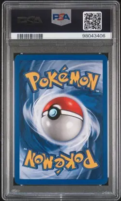 2000 Pokemon Birthday Pikachu #24 Black Star Promo Holo WotC PSA 8 (FACE SWIRL) - Image 2