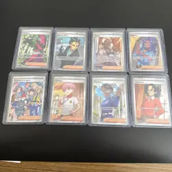 Pokemon TCG Prismatic Evolutions Full Art Trainer Lot X8 NM/M - Image 1