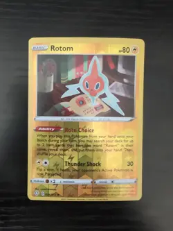 2021 Pokemon Rotom 034/072 Shining Fates Reverse Holo - Image 1