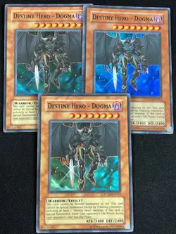 YUGIOH DESTINY HERO DOGMA POTD-EN014 SUPER X3 (MP) - Image 1