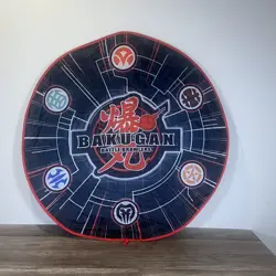 Bakugan Battle Brawlers Arena 34” Pop Out Mat 4 Red Ramps/Edges And Carrying Bag - Image 3