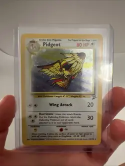 Pokemon TCG Pidgeot Base Set 2 Holo Unlimited Rare Card 14/130 - Image 1