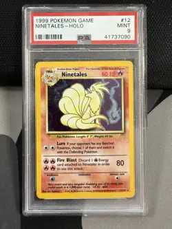 Ninetales Holo Rare Pokemon Card 12/102 PSA 9 Mint 1999-2000 Base Set - Image 1