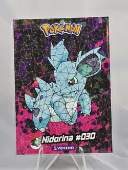 Nidorina #30 - Cracked Ice Holo - Crystal Collection 2024 - Pokemon Card - Image 1
