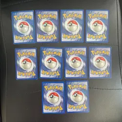 Vintage WOTC Pokemon Card Rare Lot 10x Fossil Jungle Base Set 1999 Dragonair - Image 2