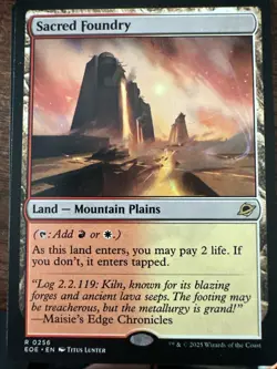 Sacred Foundry Non-Foil Edge of Eternities Card Regular NM #256 - Image 1