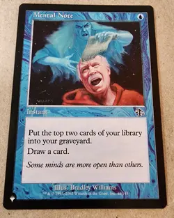 Mental Note - The List Reprints Regular Retro Frame - Mtg - Image 1