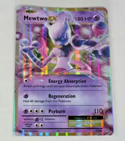 Mewtwo EX Jumbo Card Pokemon Promo Holo 52/108 - Image 1