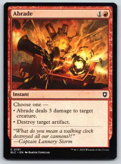 Abrade - Commander: Bloomburrow - MTG - Near Mint - Image 1