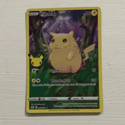 Pokemon Pikachu Celebrations Holo Rare 005/025 Basic 60 HP Card - Image 1