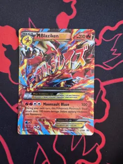 Pokemon TCG Mega Blaziken EX Mega Rare Card XY86 PROMO - Image 1