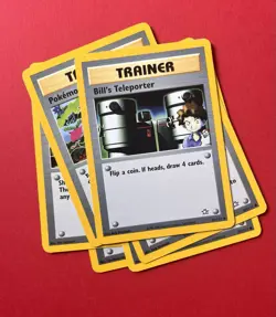 Neo Genesis Cards Lot - Pokemon Cards -trainers x6 LP - Image 1