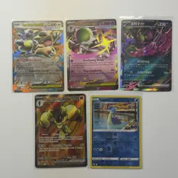 Pokemon Card Lot (5 Cards) - Vintage Modern Hyper Ultra IR SIR Reverse Holo Rare - Image 1