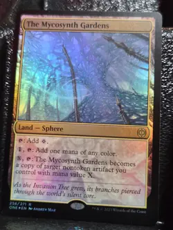 The Mycosynth Gardens 256 Phyrexia: All Will Be One Magic: The Gathering Foil NM - Image 1