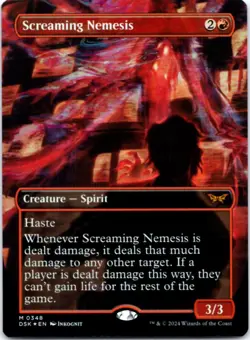 Screaming Nemesis (Borderless) (Foil) Duskmourn: House of Horror, 348 NM - Image 1