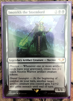 MTG COMMANDER DECK, IMOTEKH THE STORMLORD, CUSTOM BUILT, PREVIOUSLY OWNED - Image 1