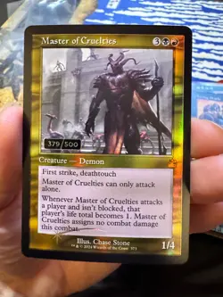 Master of Cruelties (Retro Frame) (Serial Numbered) 379/500 Serialized MTG - Image 1