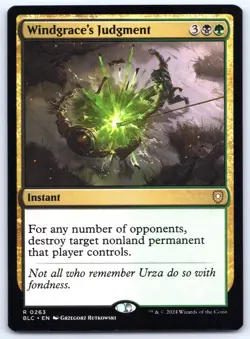 Windgrace's Judgment - Commander: Bloomburrow - MTG - Near Mint - Image 1