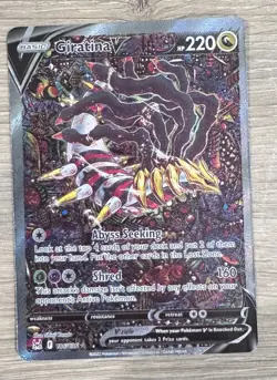 Pokemon Giratina V 186/196 Alt Art Lost Origin NM - CLEAN CARD - Image 3