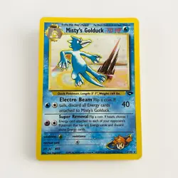 Pokemon TCG Misty's Golduck Gym Challenge Holo Rare 12/132 Stage 1 70 HP - Image 1