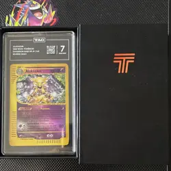 Pokemon Alakazam Expedition Base Set Rare 033/165 2002 Reverse Holo TAG 7 + Box - Image 5