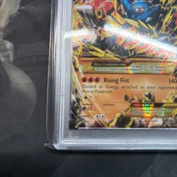 2014 Pokemon XY Furious Fists M Lucario EX #113 Ultra Rare PSA 8 - Image 4