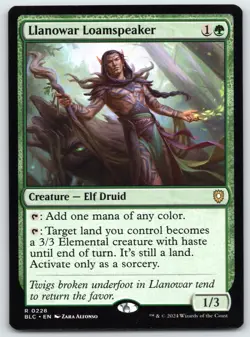 Llanowar Loamspeaker - Commander: Bloomburrow - MTG - Near Mint - Image 1