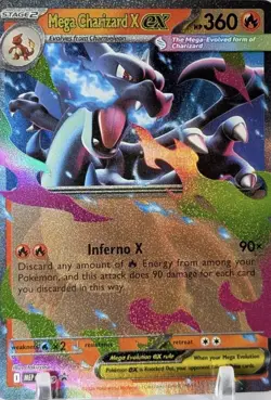 Mega Charizard X ex Promo Pokemon ME: Mega Evolution Promo 029 NM - Image 1