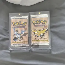 Lot Of 2 Wizards of The Coast Pokemon Fossil Booster Pack Unweighed!! 742818061599 - Image 1