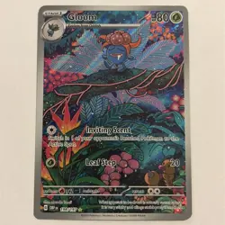 Gloom 198/197 Obsidian Flames Pokemon Illustration Rare Near Mint - Image 1