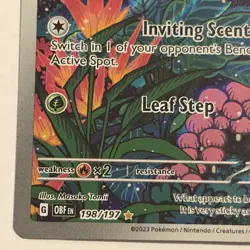 Gloom 198/197 Obsidian Flames Pokemon Illustration Rare Near Mint - Image 5