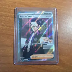 Pokemon Boss's Orders [Corbeau] Full Art Holo Trainer Ultra Rare 256/217 - Image 1