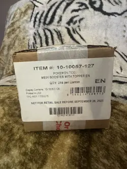 Pokemon TCG: Mega Evolution - ENHANCED Booster Box Sealed Case NEW - In Hand UK - Image 2