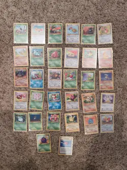 1999 POKEMON JUNGLE UNCOMMON COMMON COMPLETE #33 TO #64 OF 64 - Image 1