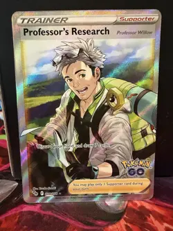 Professor's Research (Full Art) 078/078 Pokemon GO Holo - Image 1