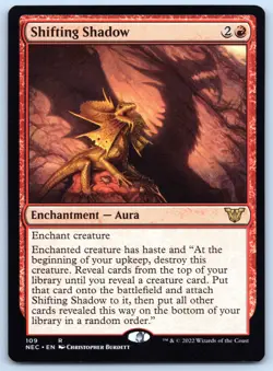 Shifting Shadow - Commander: Kamigawa: Neon Dynasty - MTG - Near Mint - Image 1